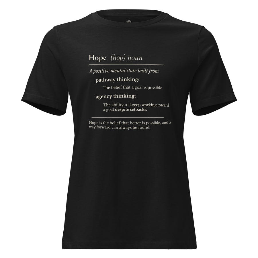Hope Definition Bone Women's Cut Tee