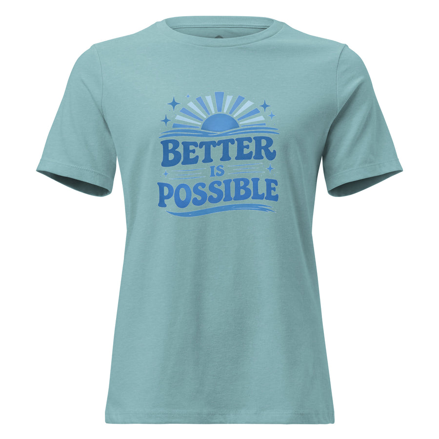Blue Better is Possible Women's Cut Tee
