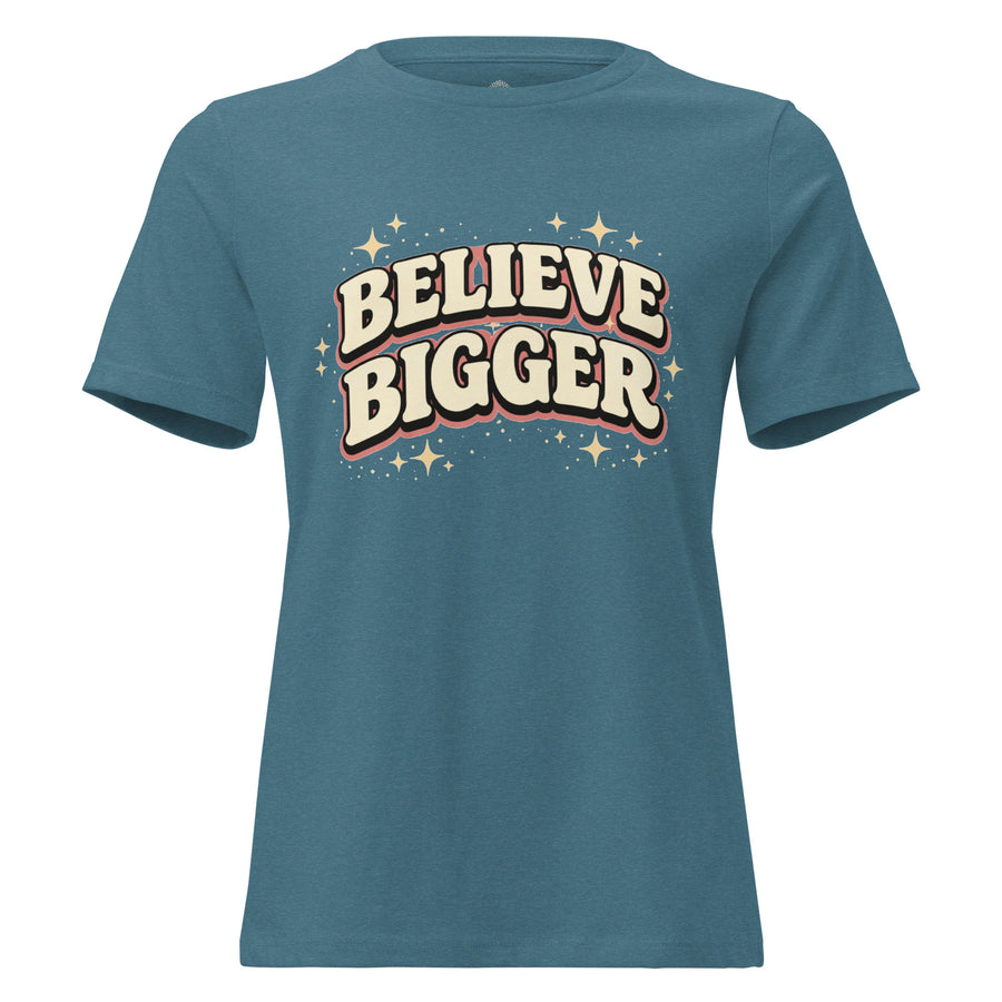 Believe Bigger Neutral Women's Cut Tee