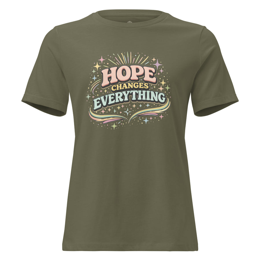 Hope Changes Everything Pastel Women's Cut Tee