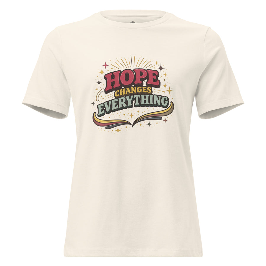 Hope Changes Everything Bold Women's Cut Tee